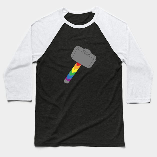 Gay Thor Pride Baseball T-Shirt by AlexStarton